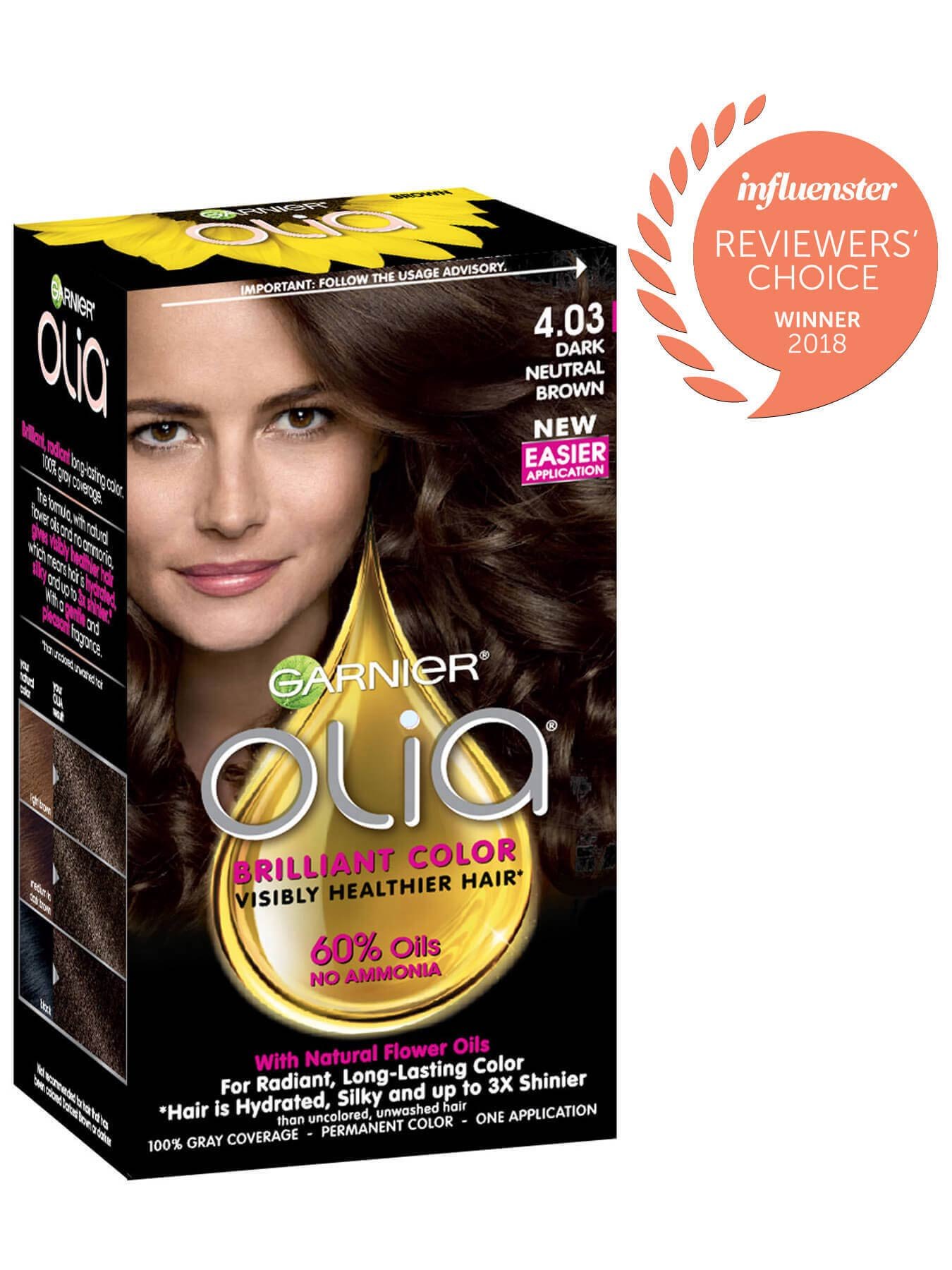 Garnier Olia Packshot Award 4.03 Dark Neutral Brown